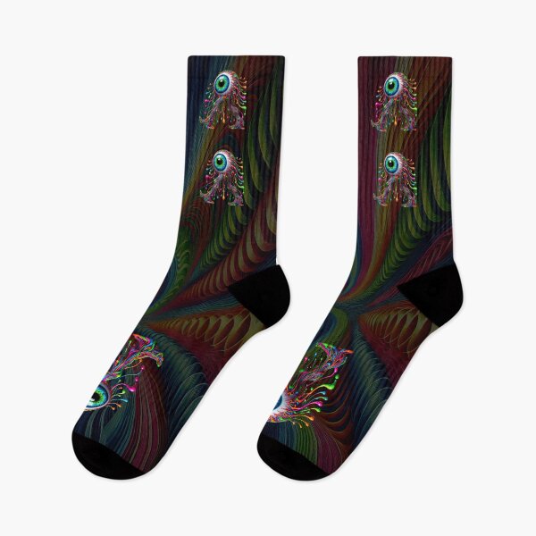 Item preview, Dripping Eyeball Walker – Surreal Psychedelic Art designed and sold by SHHCreations.