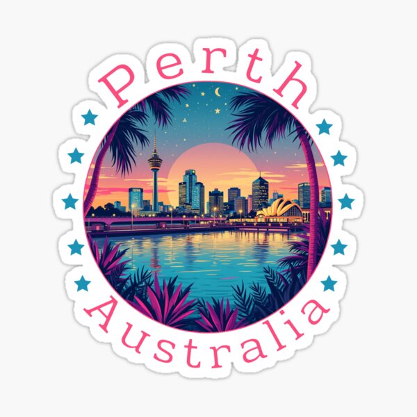 Item preview, Perth city, WA, Australia  designed and sold by BeeFlow.