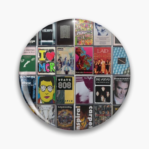 Item preview, Manchester Music - Greatest Manchester Bands - Vintage Cassette Art designed and sold by Mr Mustard Prints.