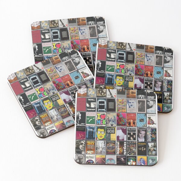 Item preview, Manchester Music - Greatest Manchester Bands - Vintage Cassette Art designed and sold by Mr Mustard Prints.