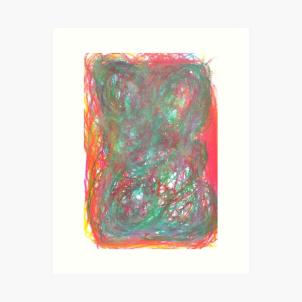 Item preview, Full of Good Thoughts (abstract art by Katina Witte) designed and sold by PastFutureArts.