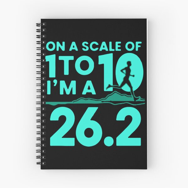 Item preview, Marathon Humor On a Scale of 1 to 10 I'm a 26.2 Runner Design designed and sold by mostoredesigns.