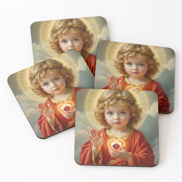 Item preview, Sacred Infant Jesus with Radiant Heart designed and sold by FaithCreatives.