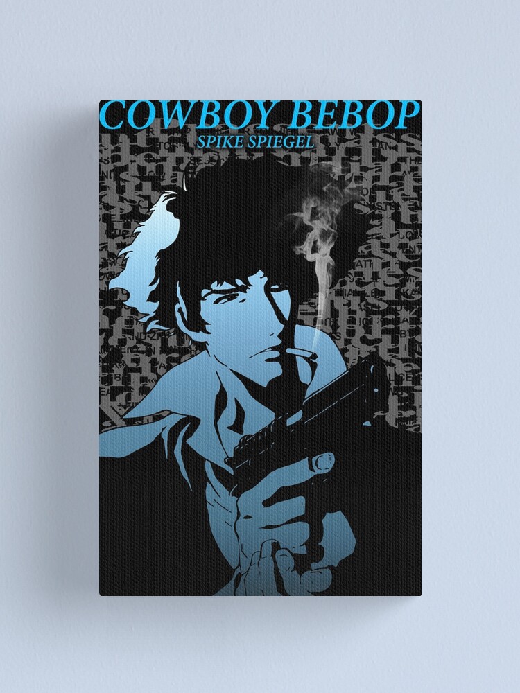 Cowboy Bebop Spike Spiegel Smoke Canvas Print By Syanart Redbubble