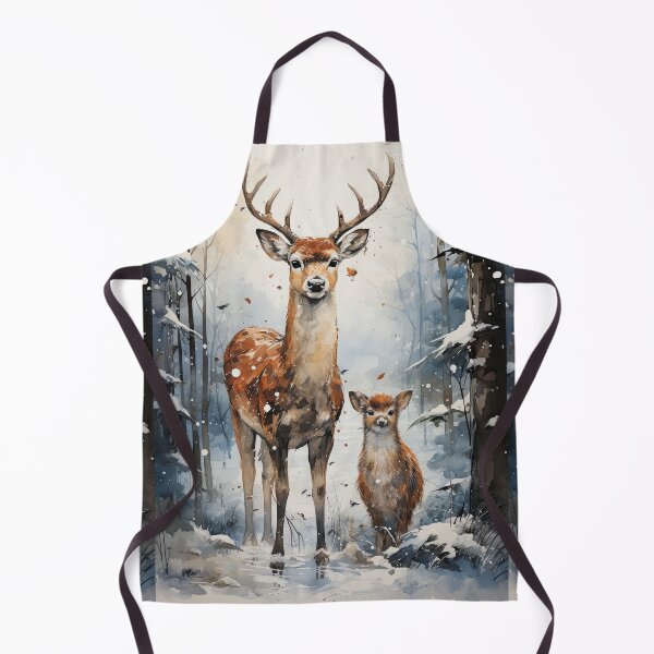 Item preview, Woodland Serenity with Winter Wildlife designed and sold by Piotrek0001.