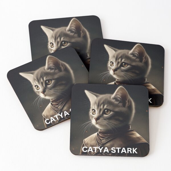 Item preview, cute cat as catya stark designed and sold by xtriya.