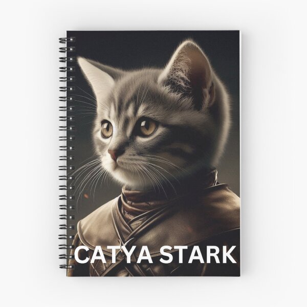 Item preview, cute cat as catya stark designed and sold by xtriya.