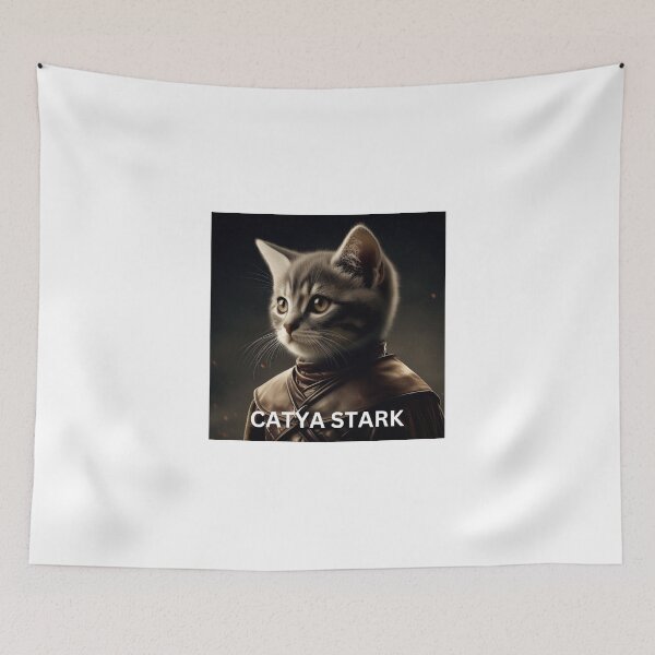 Item preview, cute cat as catya stark designed and sold by xtriya.