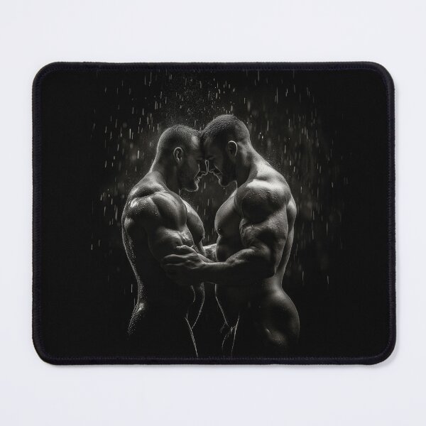 Item preview, Muscle Couple in the rain designed and sold by BeautyofMasc.