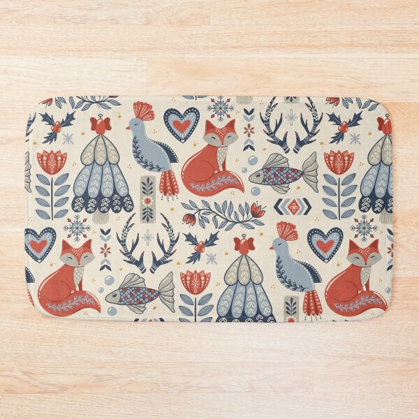 Item preview, Scandinavian Christmas winter wonderland designed and sold by OzdeBayer.