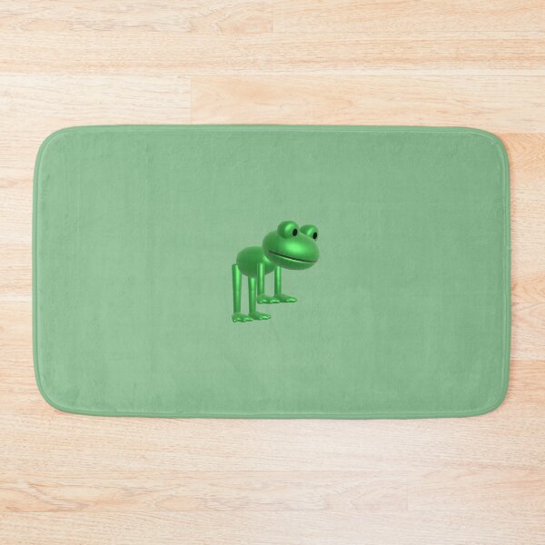 Item preview, Low polly green frog designed and sold by faerievintage.