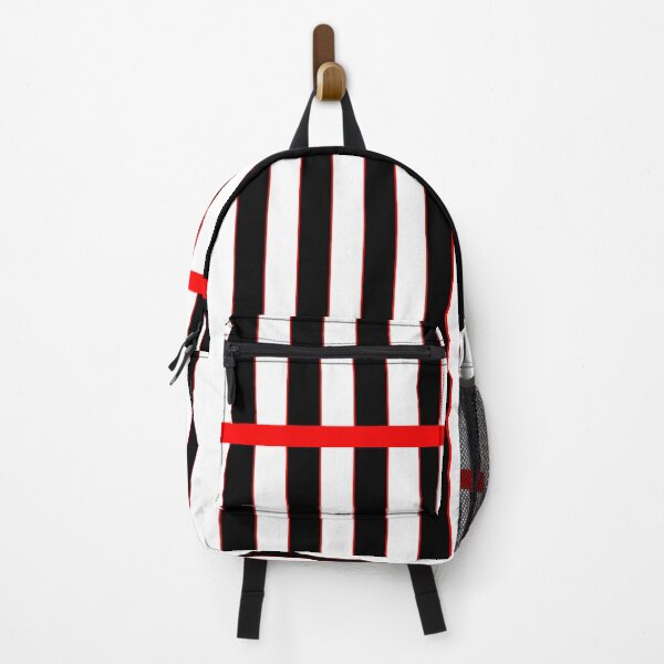 Item preview, Black and white stripes..and red designed and sold by Fuzzdandy Designs.