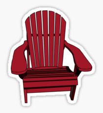 Sit back and relax in the Muskoka Chair Sticker