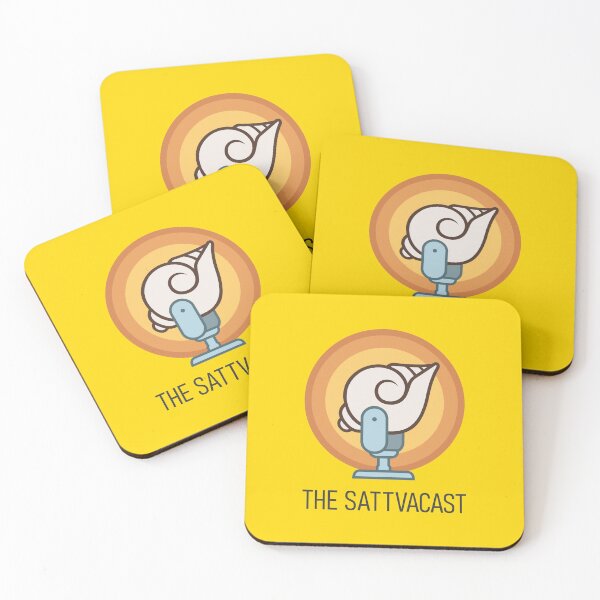 Aperçu de l'œuvre Le logo Sattvacast : Jaune créée et vendue par The Sattvacast.