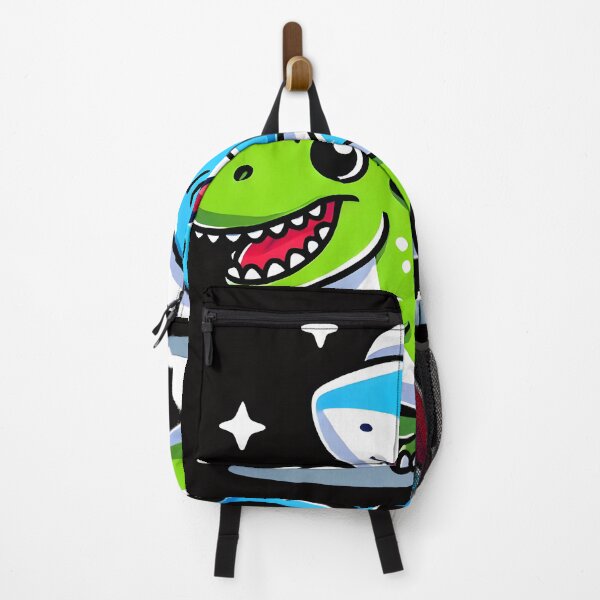 Item preview, Funny Christmas Shark Riding Dinosaur Cartoon designed and sold by DrawHandArt.