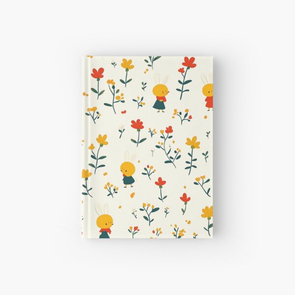 Item preview, Cute Bunny Floral Pattern designed and sold by ppoonperm.
