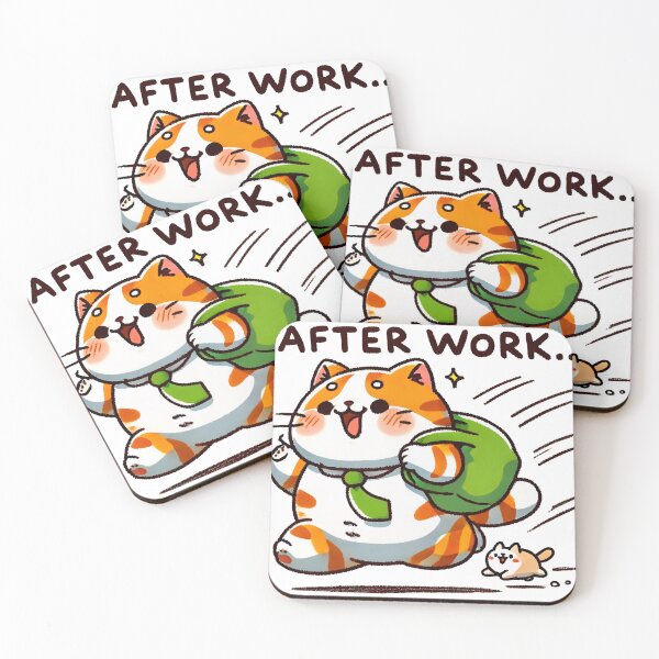 Item preview, After Work Cat designed and sold by SRXTees.