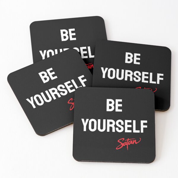 Item preview, Be Yourself! Dare to express yourself. A deep thought of Satan. v2 designed and sold by twisted-dot.