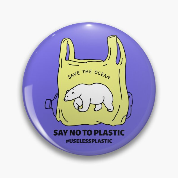 Item preview, Save The Ocean - Say No To Plastic designed and sold by Fanverse Merchandise.