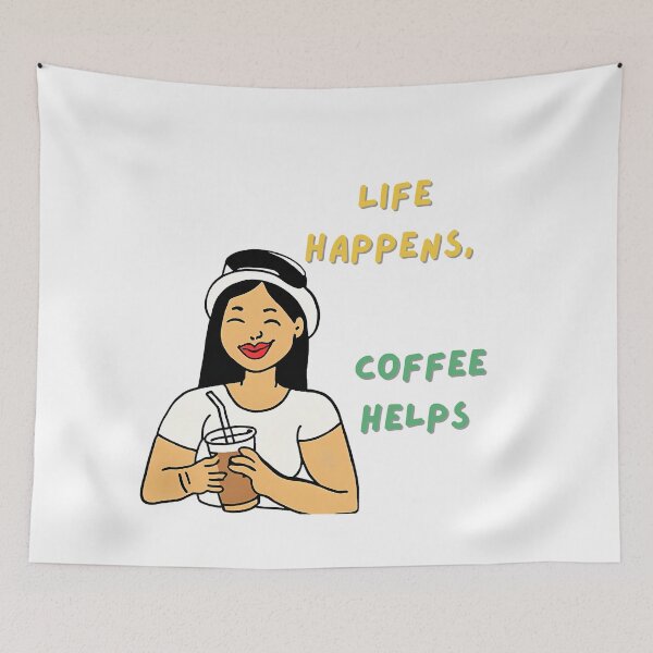 Item preview, Life happens coffee helps designed and sold by pcoins4050.