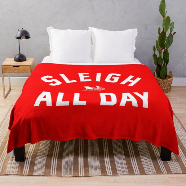 Item preview, Sleigh All Day - funny Santa Christmas Holiday cheer designed and sold by thegoodwordsco.
