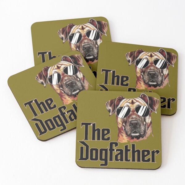 Item preview, The Dogfather: Funny Dog Mafia Parody designed and sold by pnidesign.