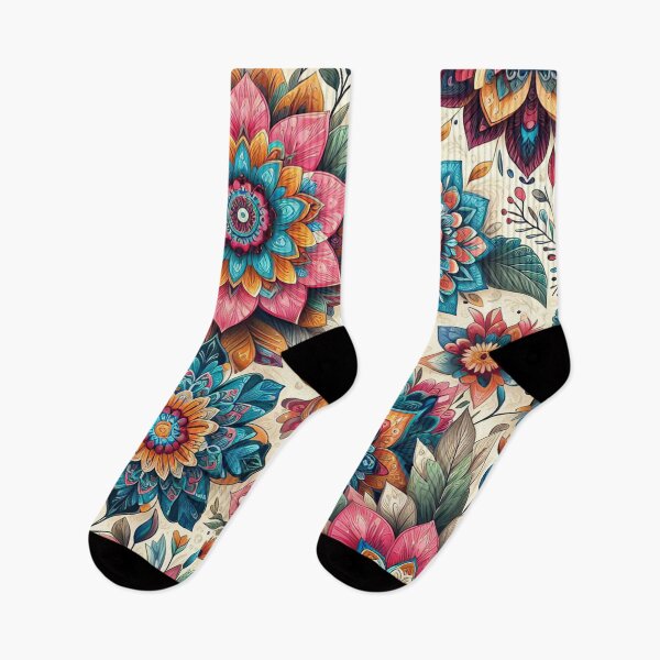 Artikelvorschau, Boho Bloom Bliss - Florales Muster - Potpourrie entworfen und verkauft von nature. electrified..