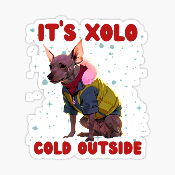 Vista previa del artículo con la obra «Xolos, el paraíso invernal», diseñado y vendido por JCRockDesign.