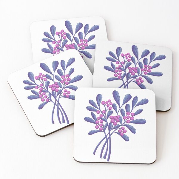 Item preview, Juniper merry berry branch purple  designed and sold by Kaushlydraw.