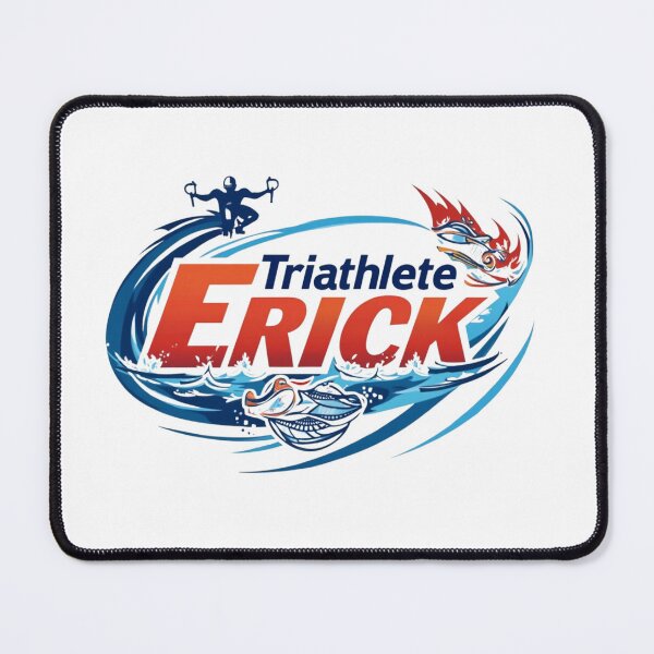 Item preview, Dynamic Triathlete Erick - Swim, Bike, Run designed and sold by Triathlongram.