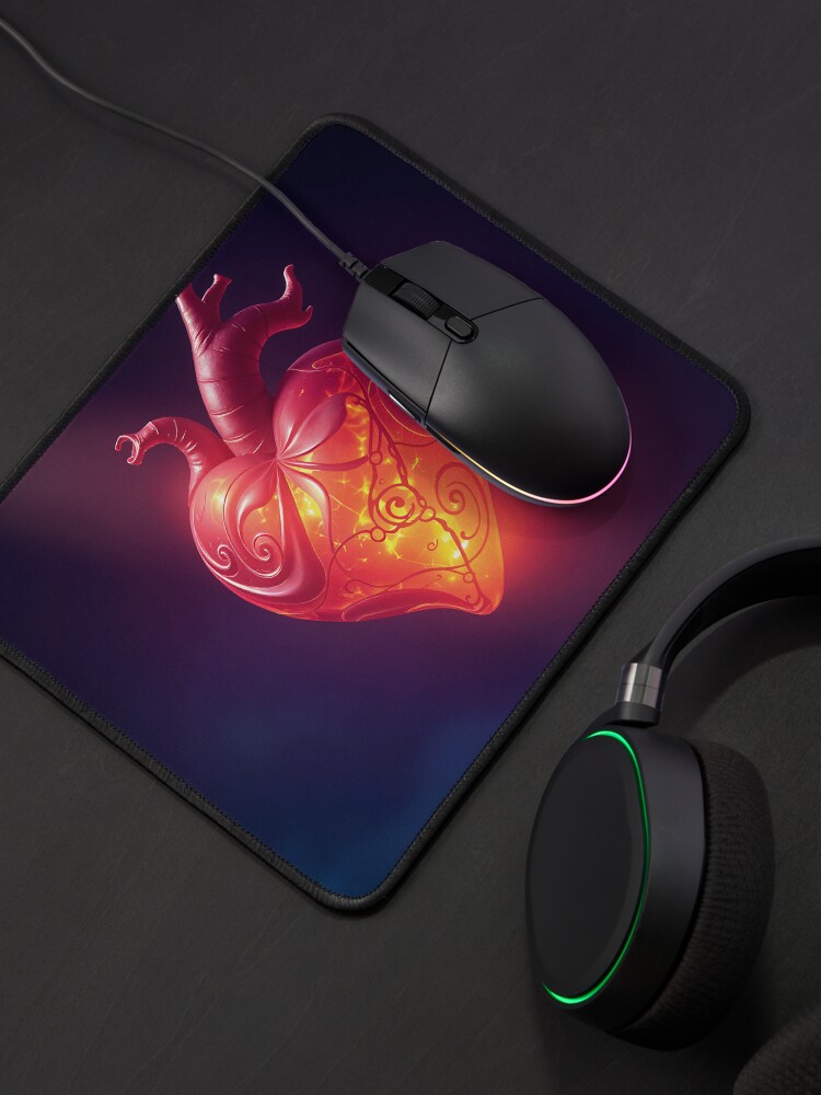 Thumbnail 4 of 5, Mouse Pad, Generated heart designed and sold by starchim01.