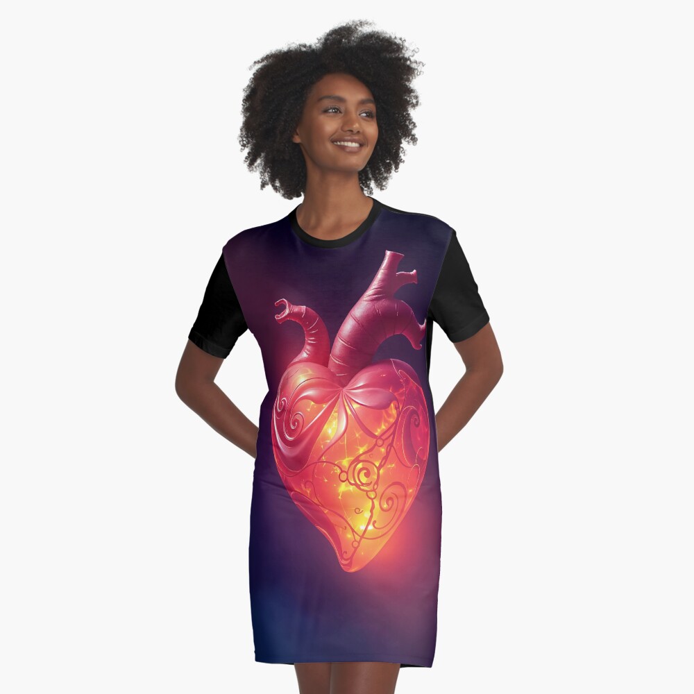 Item preview, Graphic T-Shirt Dress designed and sold by starchim01.