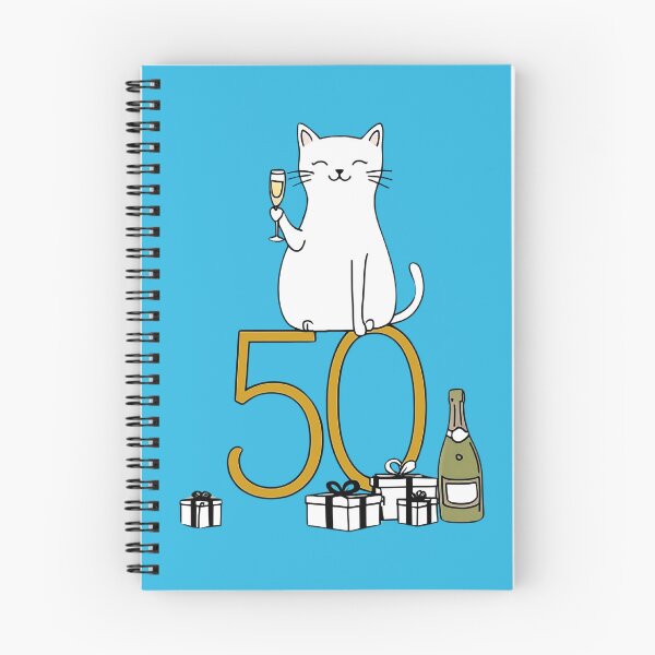 Item preview, 50th birthday cat, fifty designed and sold by MiowandMolly.