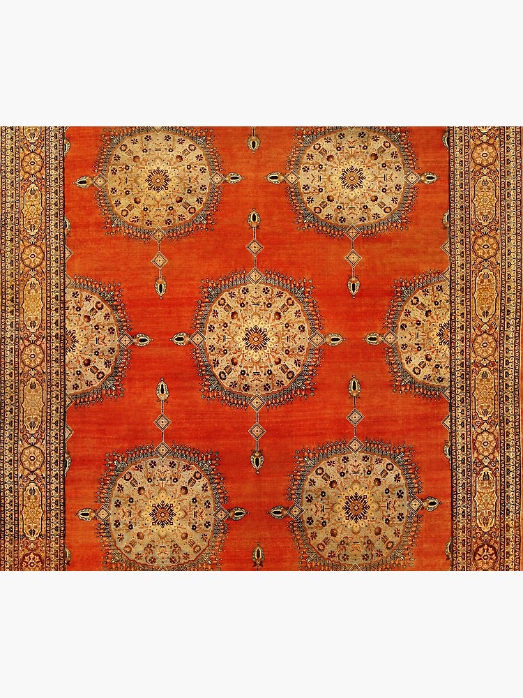 Discover Antique Persian Tabriz Rug Print Tapestry