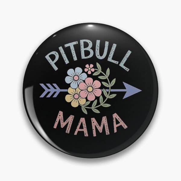 Item preview, Floral Pitbull Mama Arrow Design for Dog Lovers designed and sold by love3617.