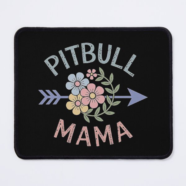 Item preview, Floral Pitbull Mama Arrow Design for Dog Lovers designed and sold by love3617.