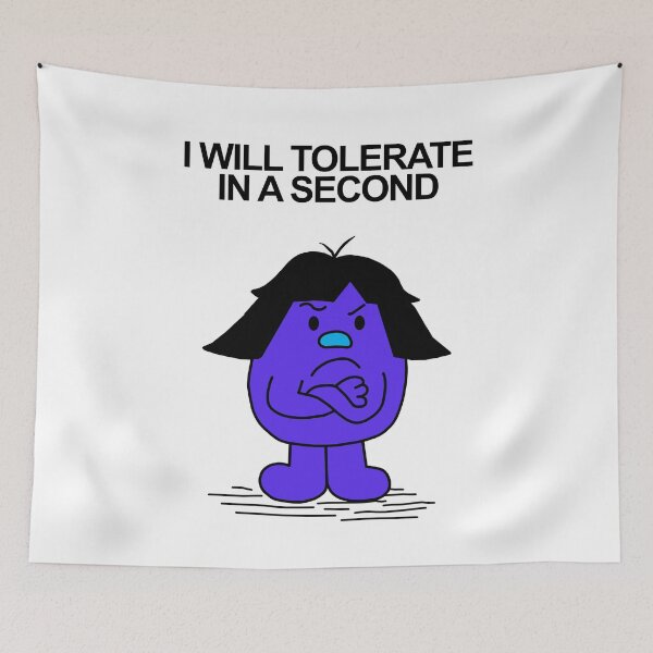 Item preview, Little Miss I'll Tolerate you in a Second designed and sold by Scat the cat.