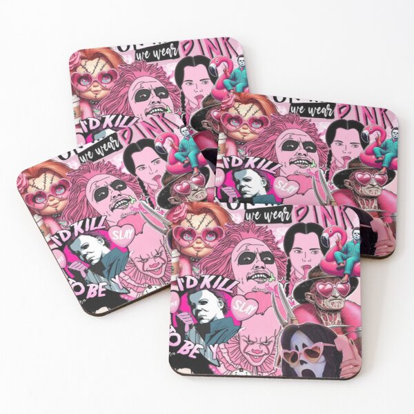 Item preview, Pink horror collage  designed and sold by Madison Creates.