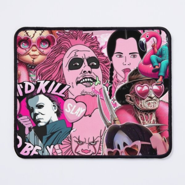 Item preview, Pink horror collage designed and sold by Madison Creates.