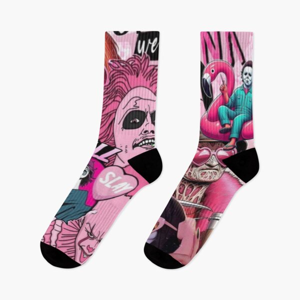 Item preview, Pink horror collage  designed and sold by Madison Creates.