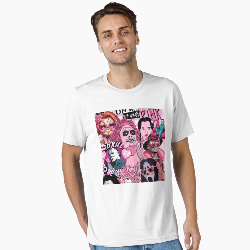 Horror babe pink collage  iPhone Case