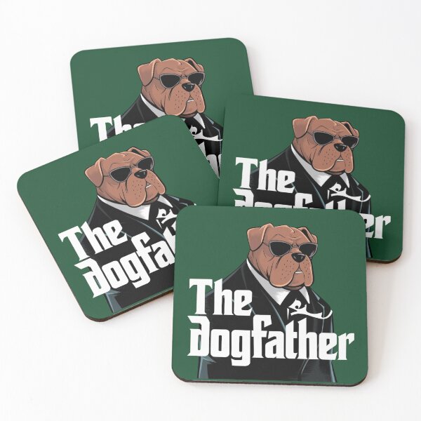 Item preview, The Dogfather: Funny Dog Mafia Parody designed and sold by pnidesign.