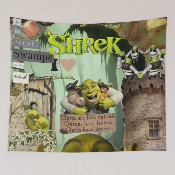 Item preview, Ogres are like onions collage  designed and sold by Madison Creates.