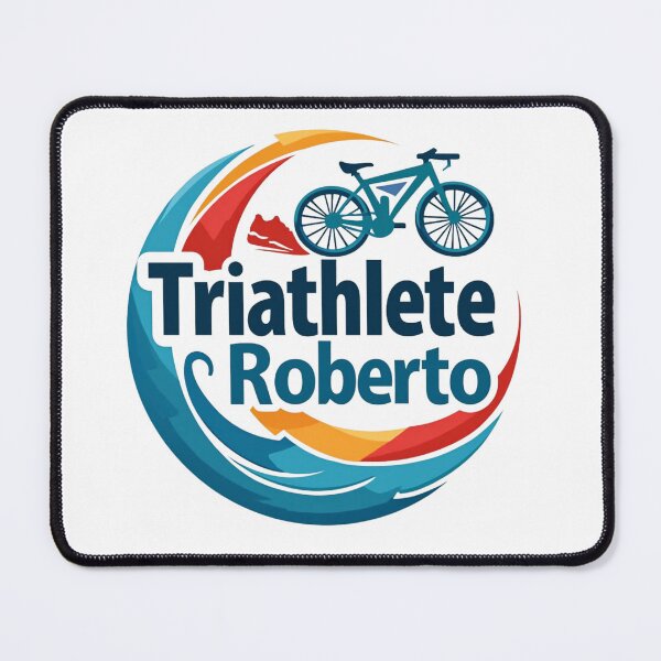 Item preview, Dynamic Triathlete Roberto - Swim, Bike, Run designed and sold by Triathlongram.