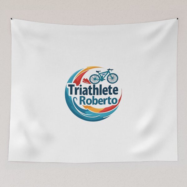 Item preview, Dynamic Triathlete Roberto - Swim, Bike, Run designed and sold by Triathlongram.