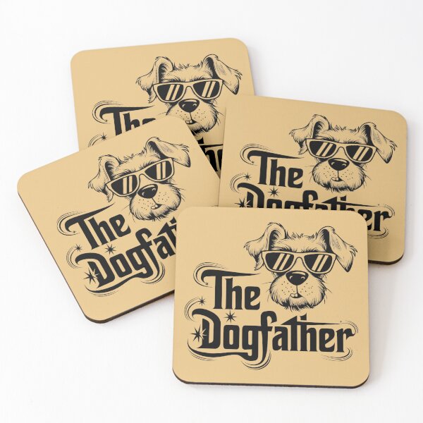 Item preview, The Dogfather: Funny Dog Mafia Parody designed and sold by pnidesign.