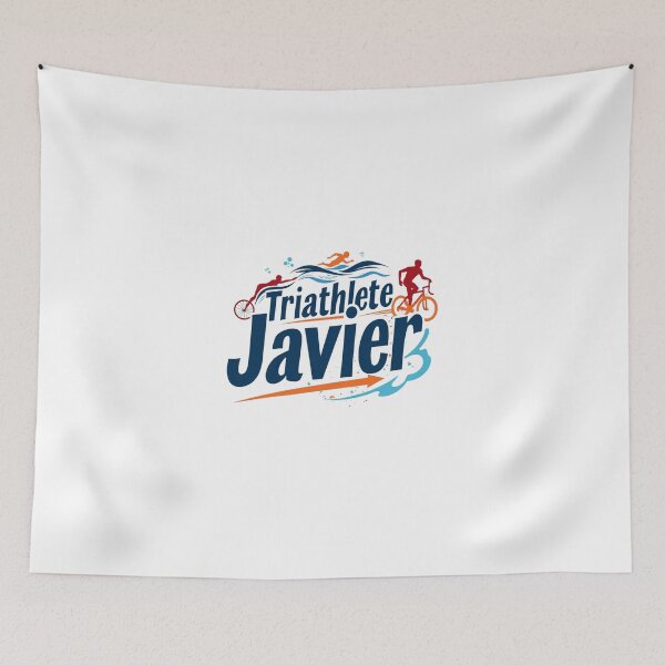 Item preview, Dynamic Triathlete Javier - Swim, Bike, Run designed and sold by Triathlongram.