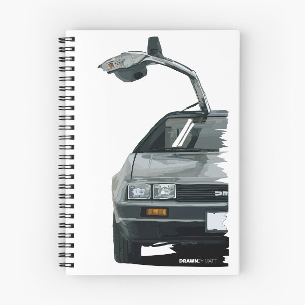 Item preview, Retro 80's time machine drawing designed and sold by DrawnByMatt.