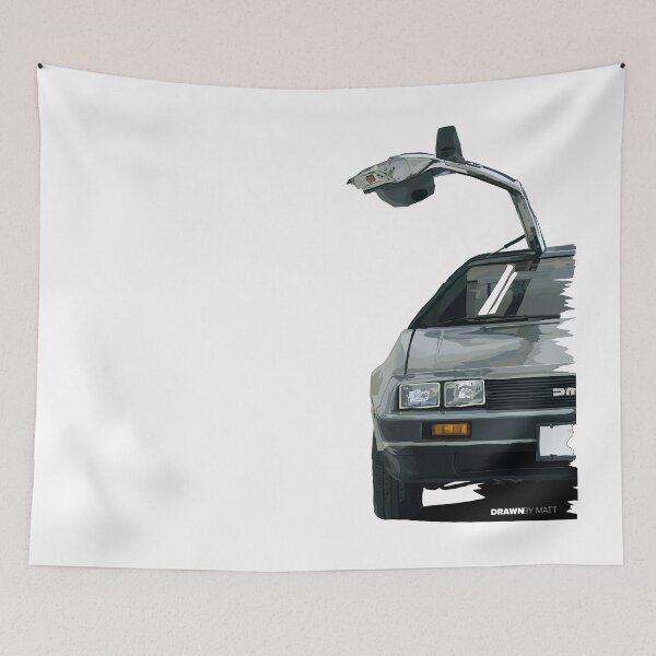 Item preview, Retro 80's time machine drawing designed and sold by DrawnByMatt.