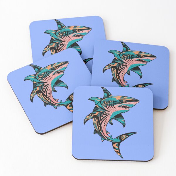 Item preview, Tribal Shark Ocean Shark Tribal designed and sold by Piotr Rosiak.